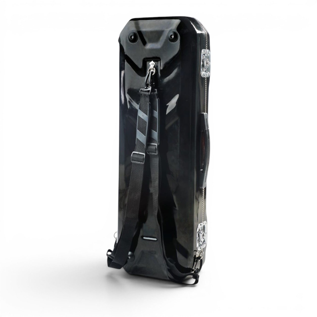 Premium Single Violin Fiberglass Case – Plain Black