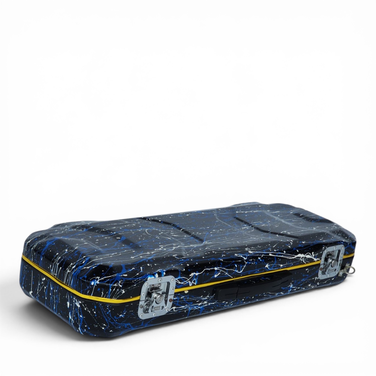 Premium Single Violin Fiberglass Case – Black Splash K1