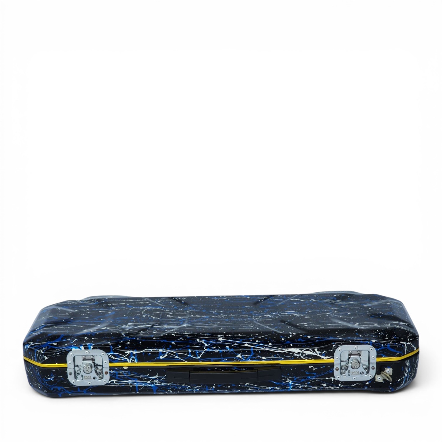 Premium Single Violin Fiberglass Case – Black Splash K1