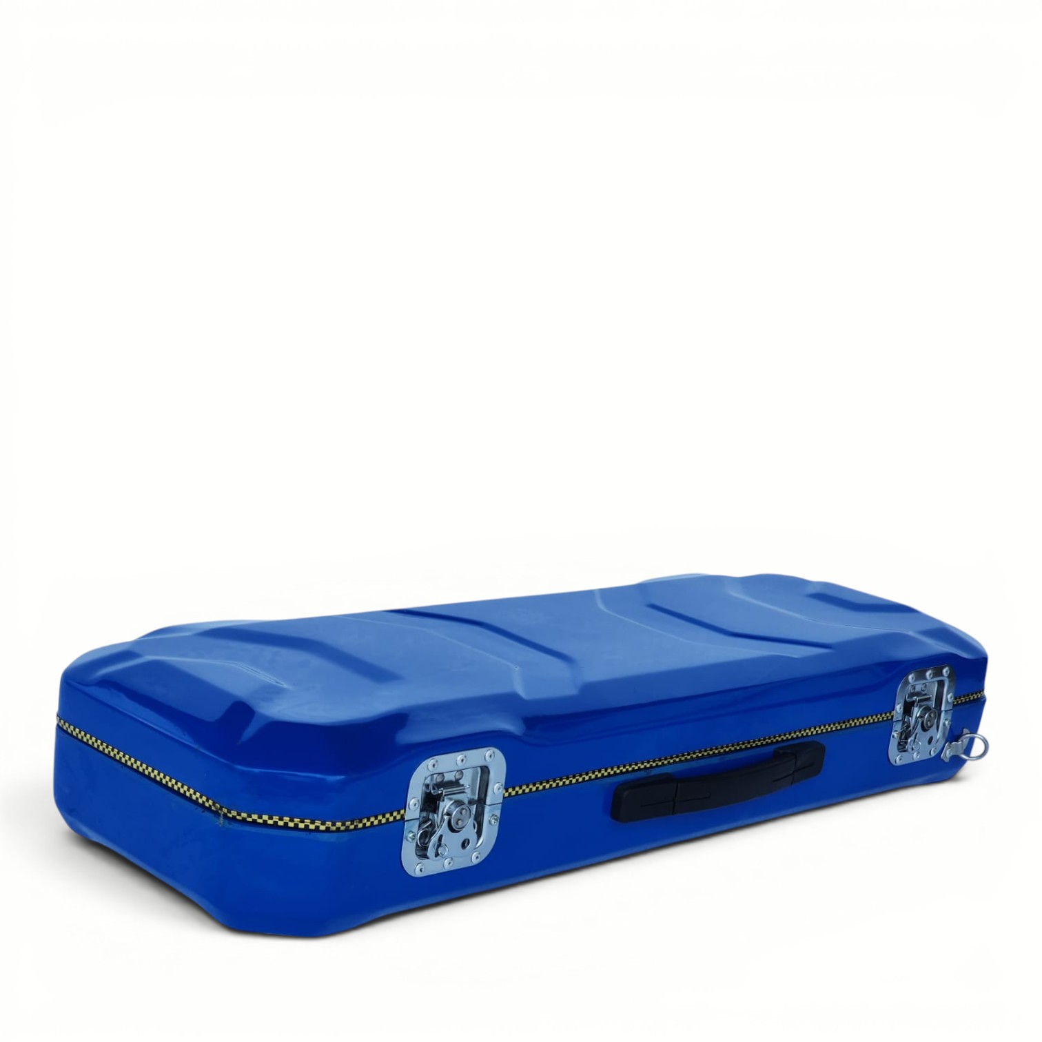 Premium Single Violin Fiberglass Case – Dark Blue