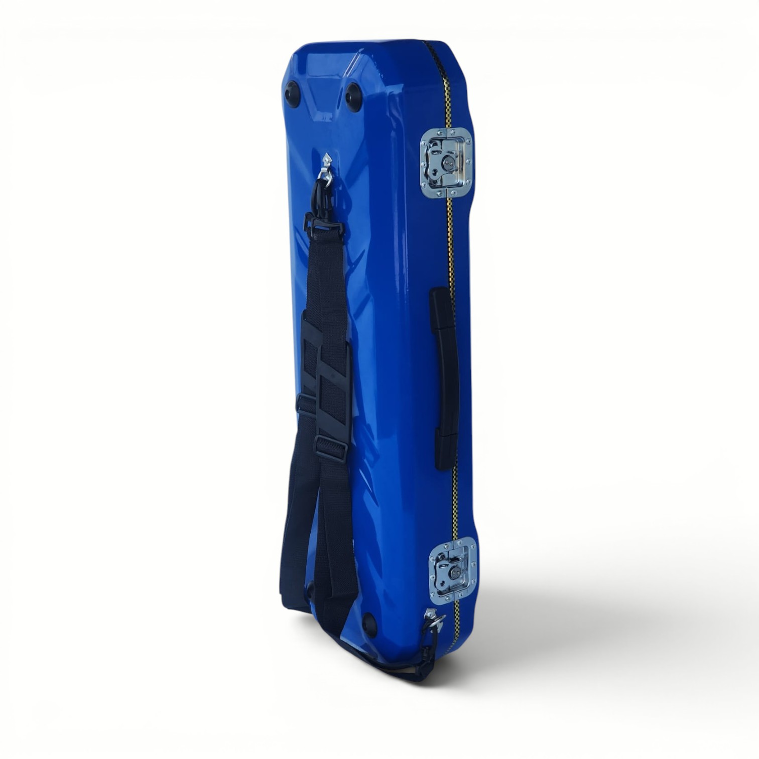 Premium Single Violin Fiberglass Case – Dark Blue