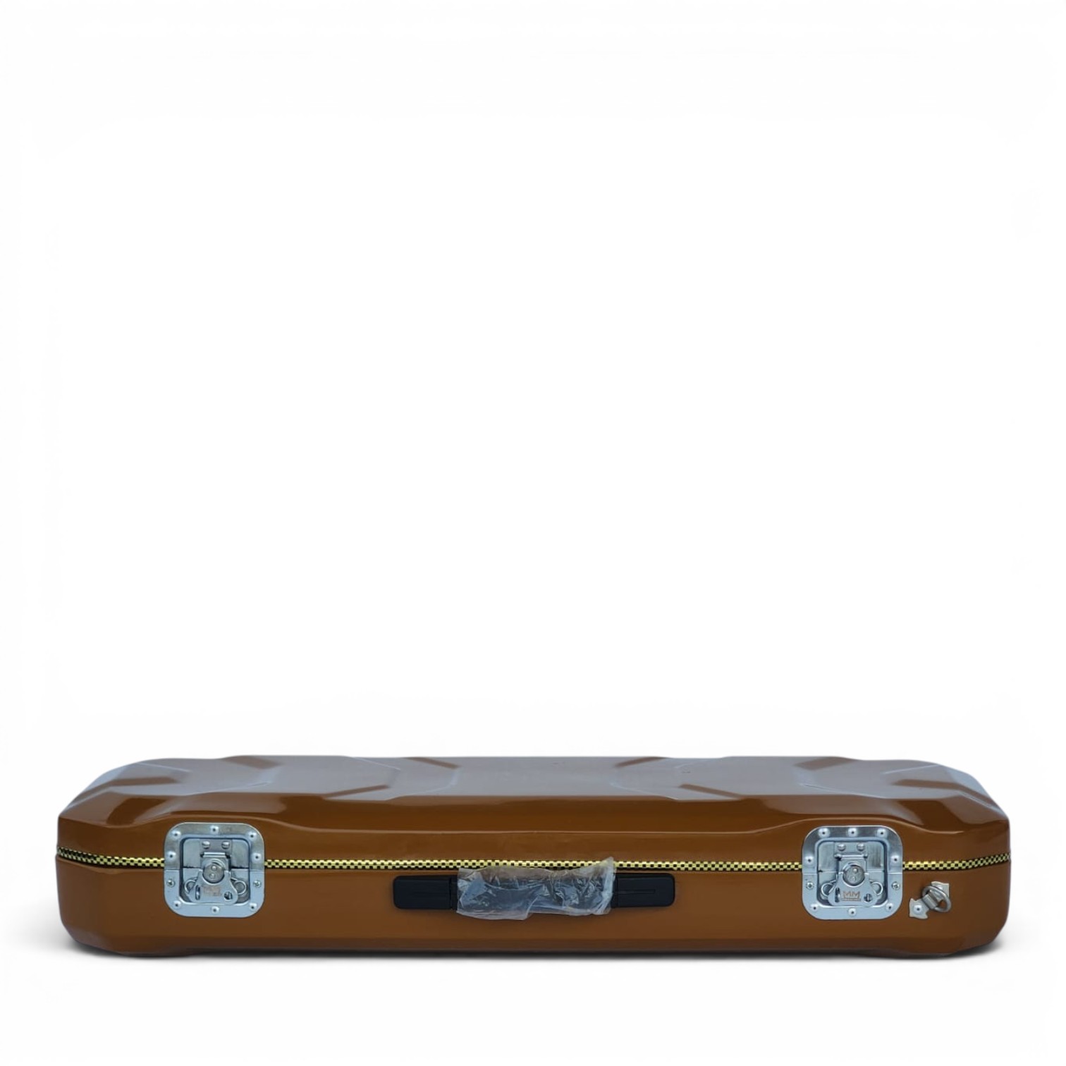 Premium Single Violin Fiberglass Case – Golden Brown