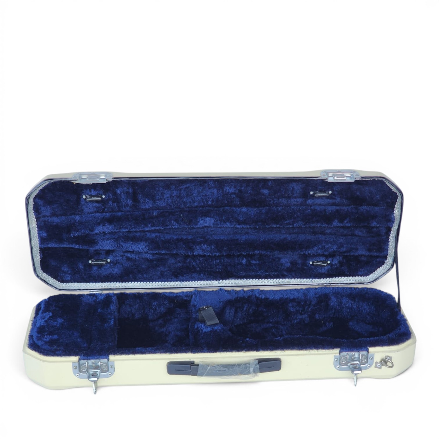Premium Single Violin Fiberglass Case – Ivory