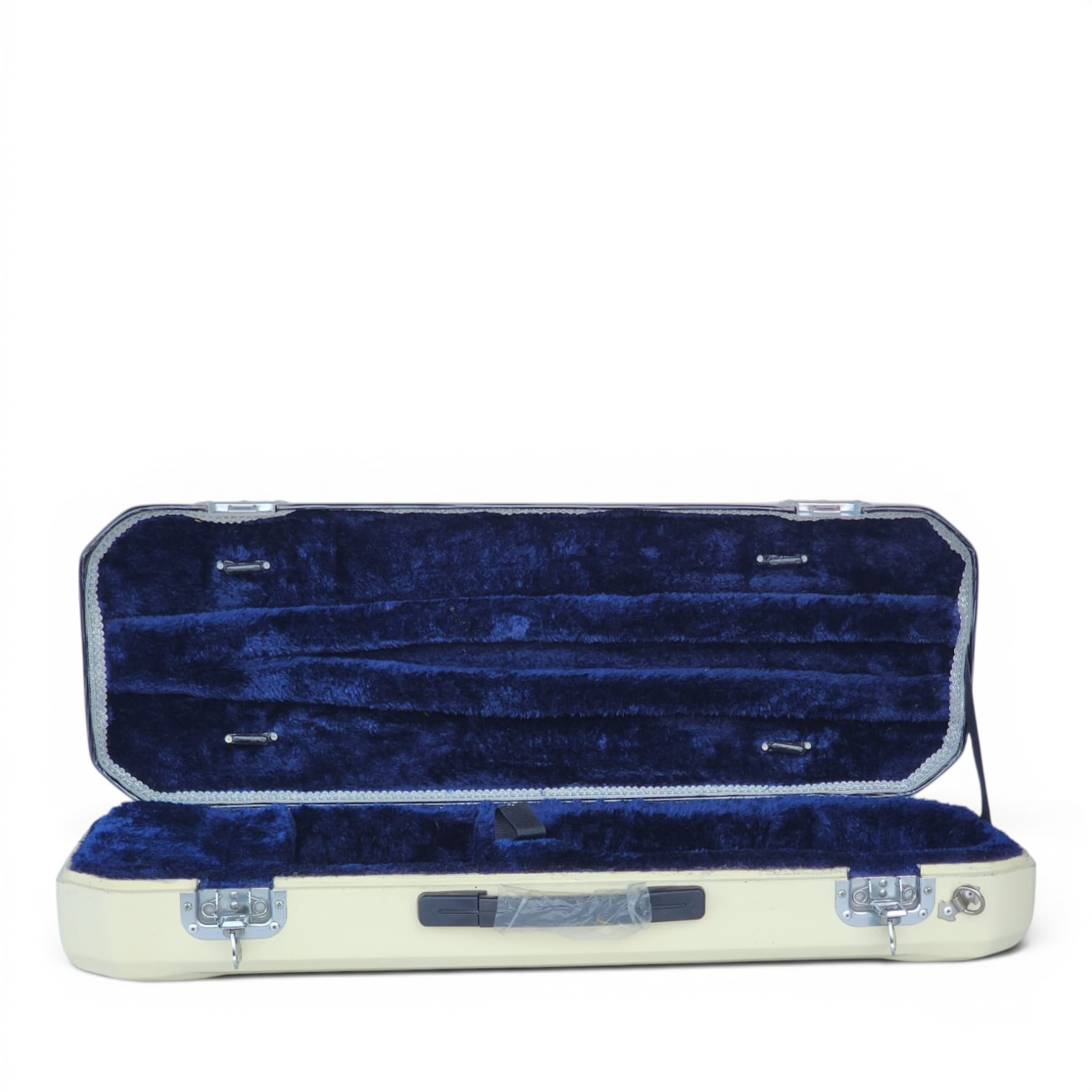 Premium Single Violin Fiberglass Case – Ivory