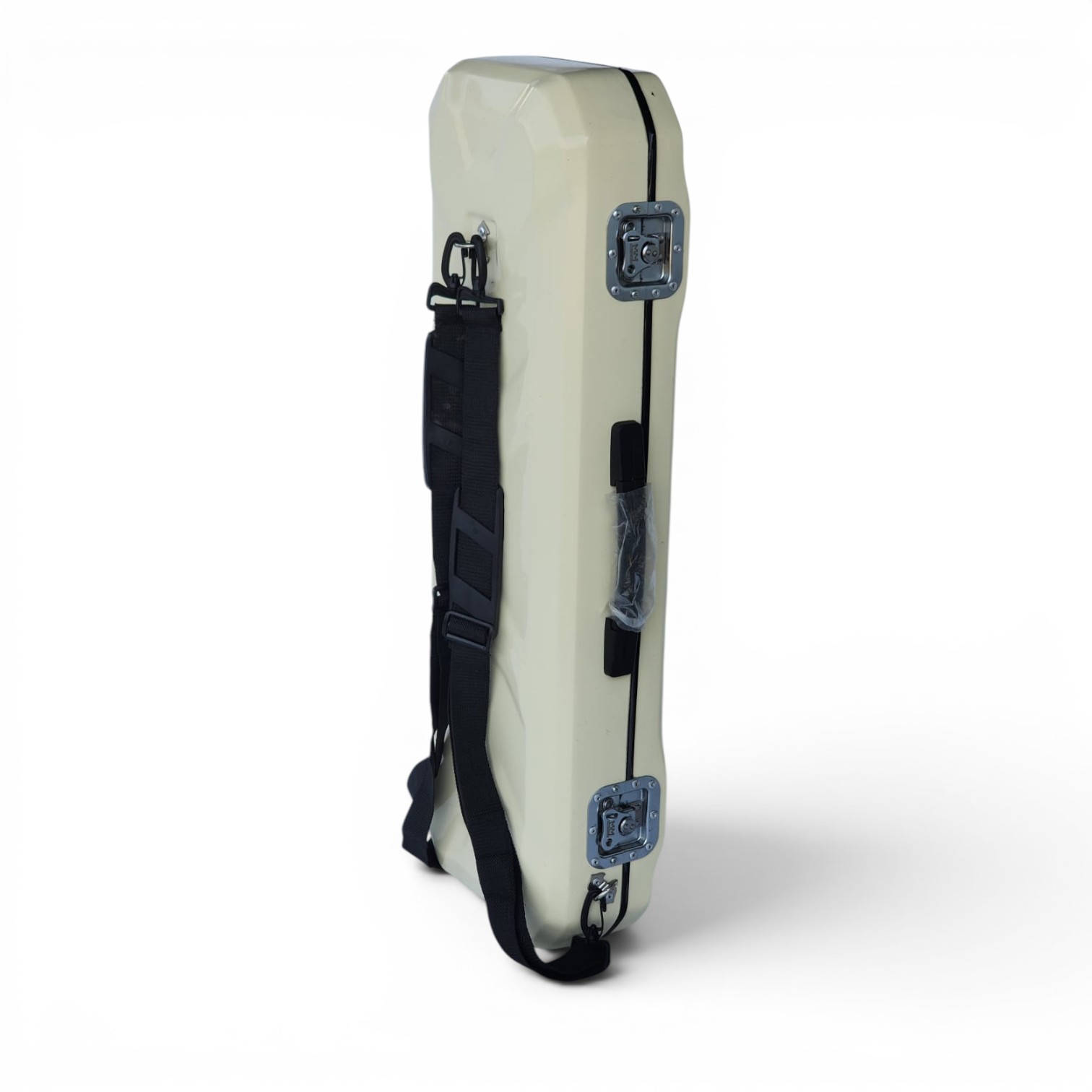 Premium Single Violin Fiberglass Case – Ivory
