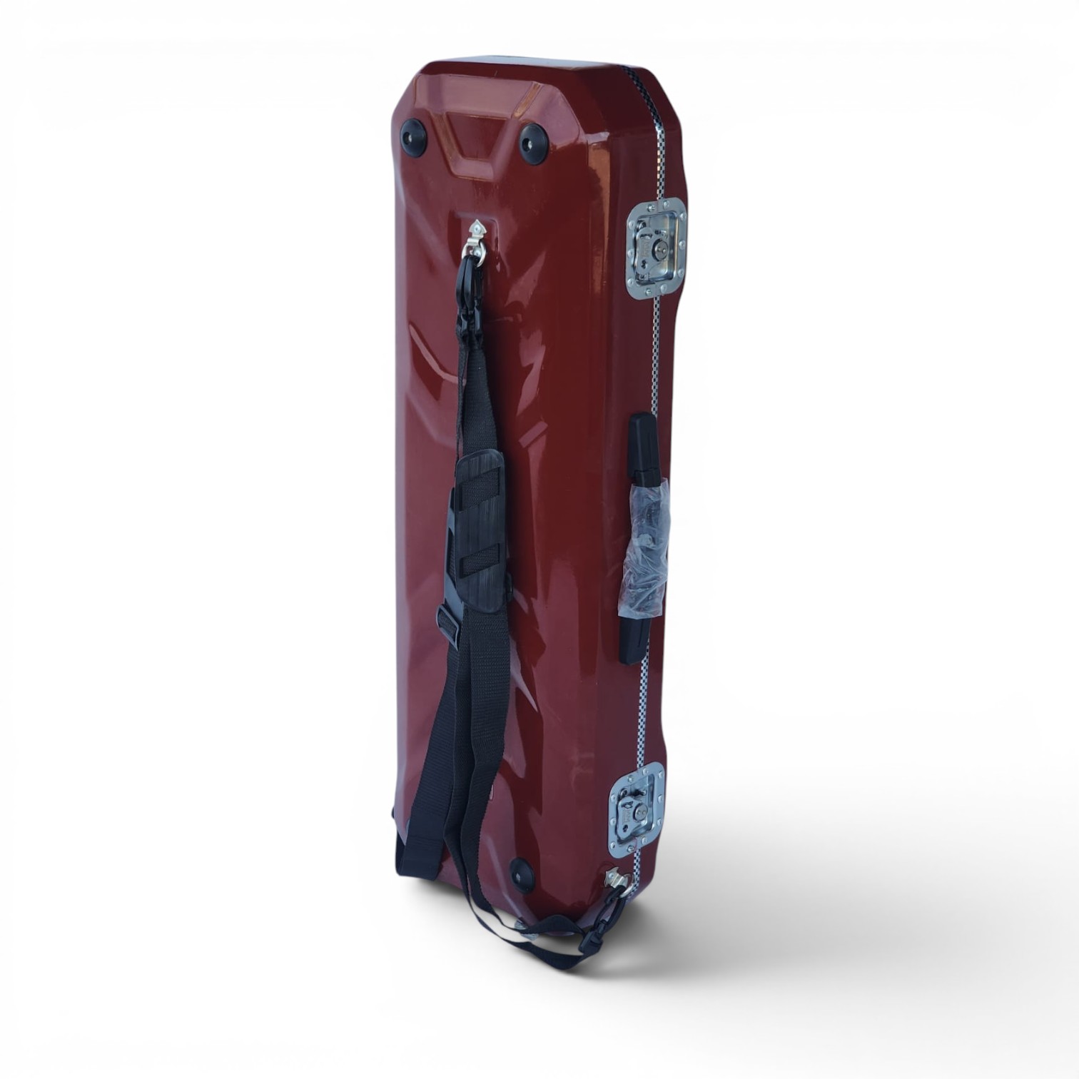 Premium Single Violin Fiberglass Case – Maroon