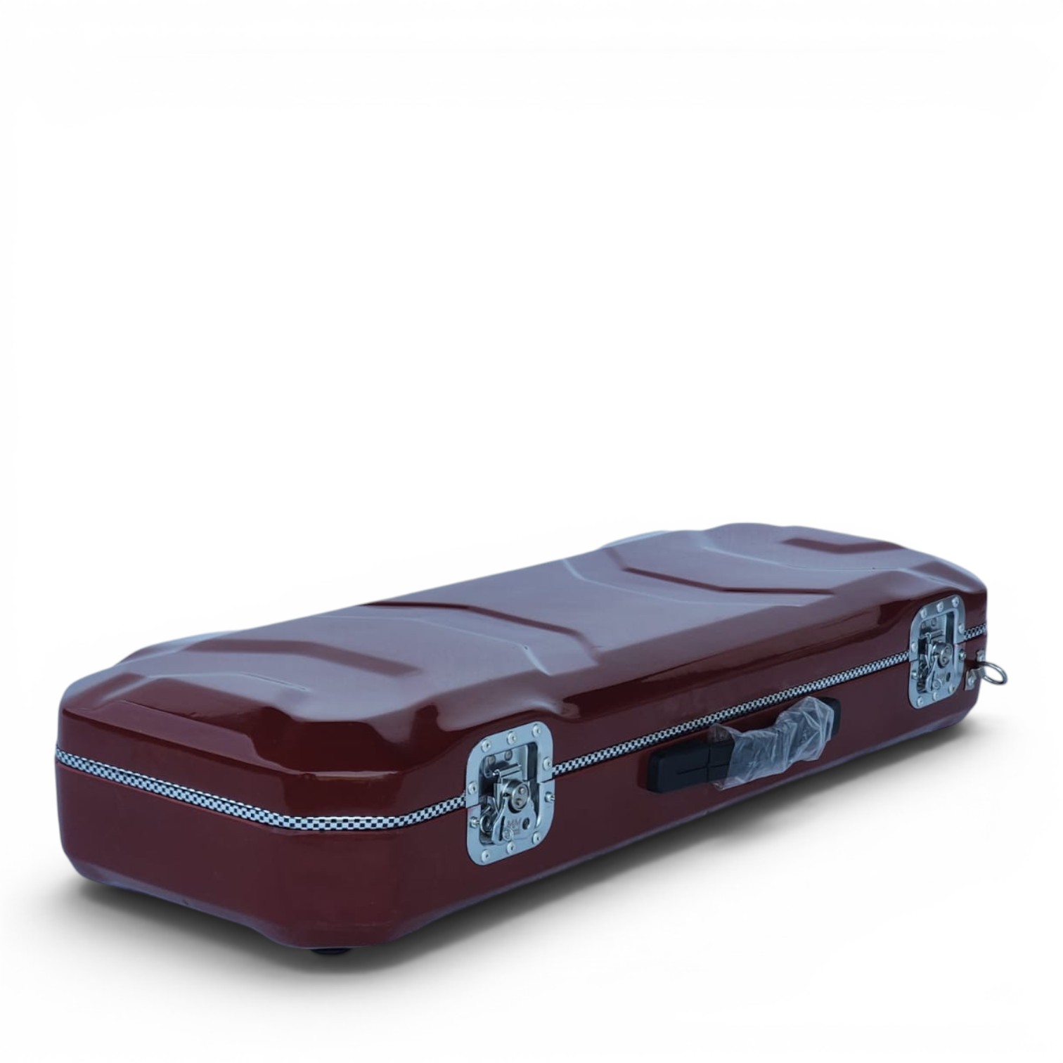 Premium Single Violin Fiberglass Case – Maroon