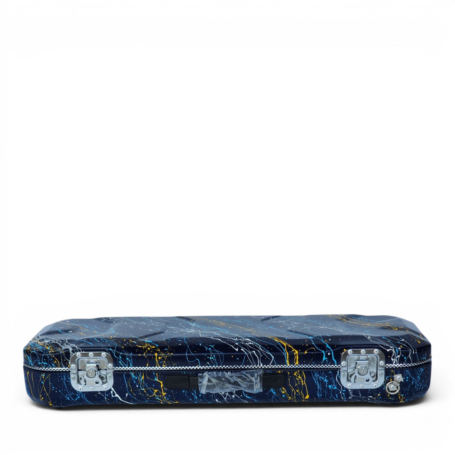 Premium Single Violin Fiberglass Case – Oxford Blue Splash