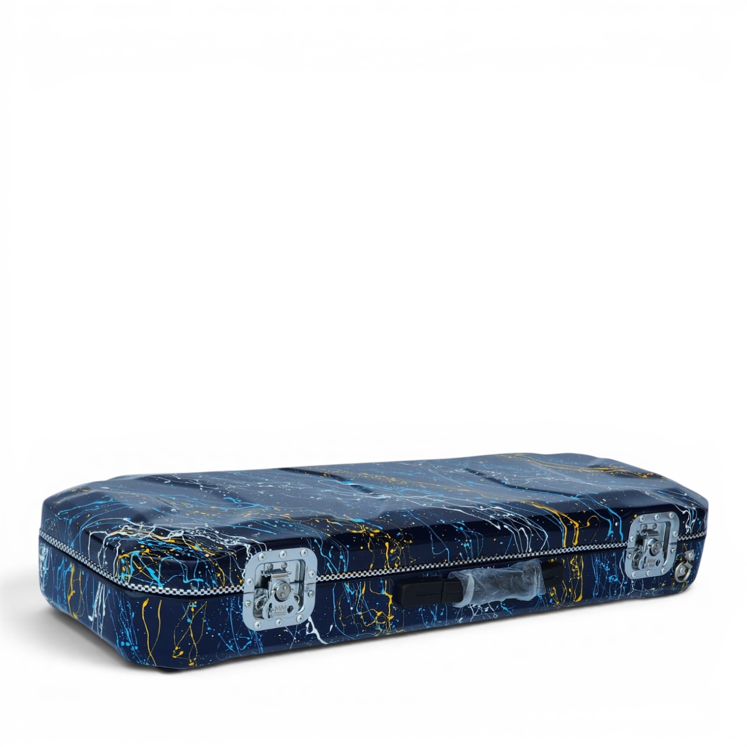 Premium Single Violin Fiberglass Case – Oxford Blue Splash