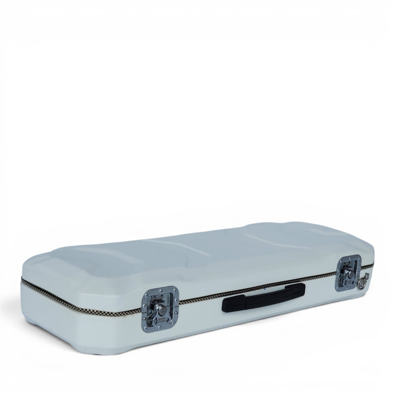 Premium Single Violin Fiberglass Case – White