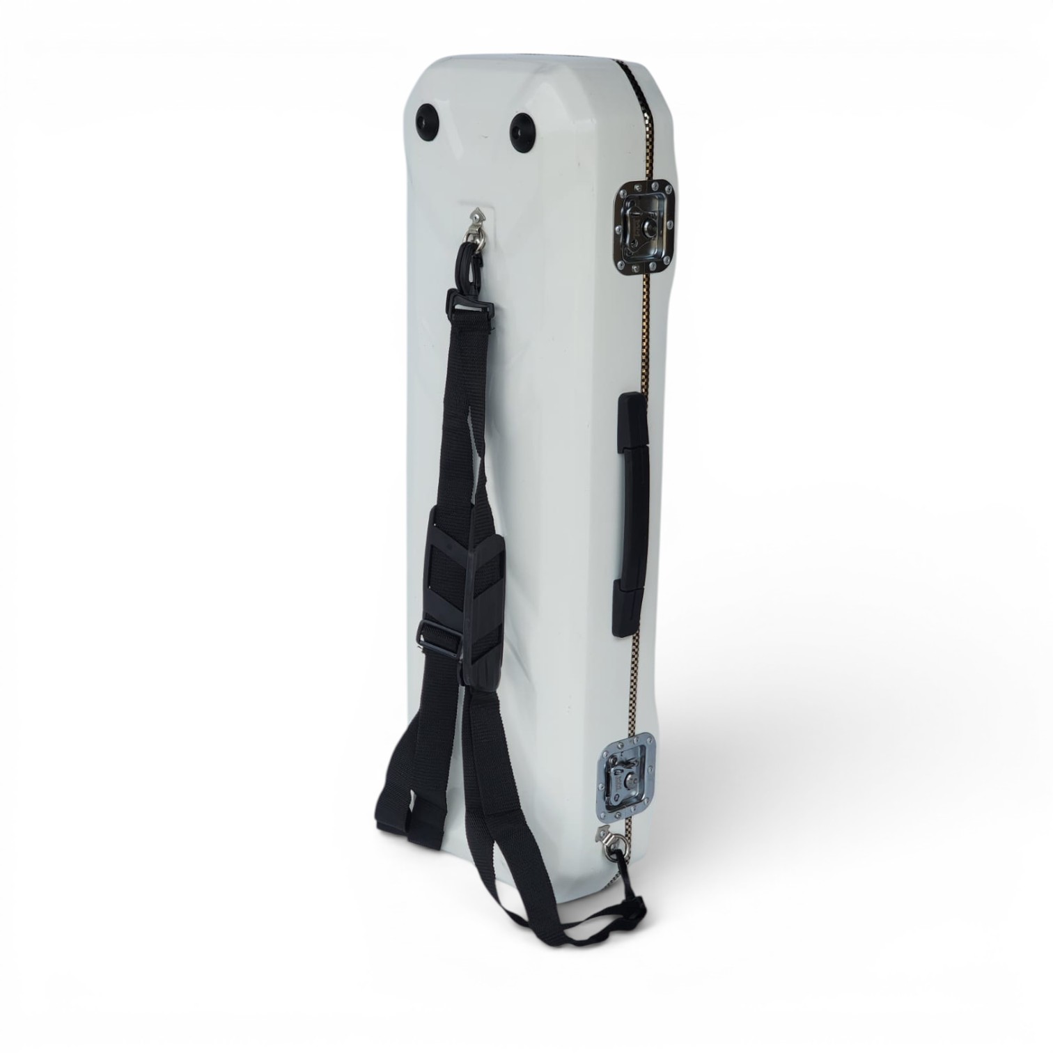 Premium Single Violin Fiberglass Case – White