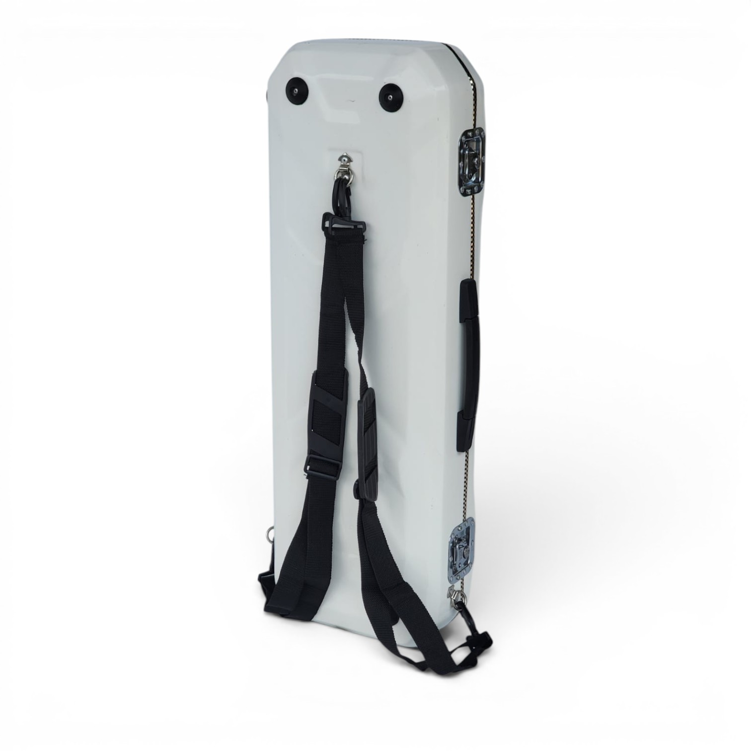 Premium Single Violin Fiberglass Case – White