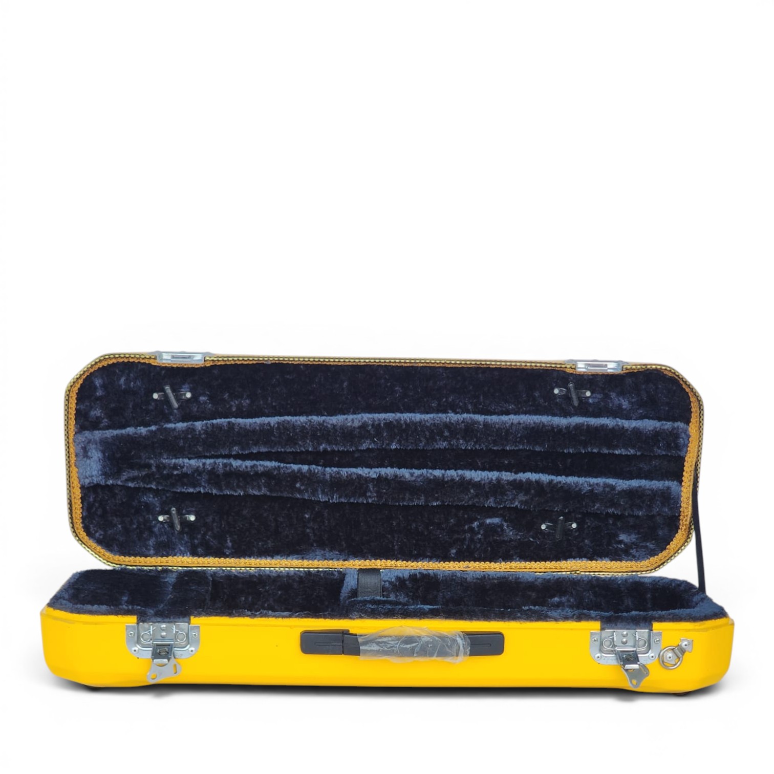 Premium Single Violin Fiberglass Case – Yellow