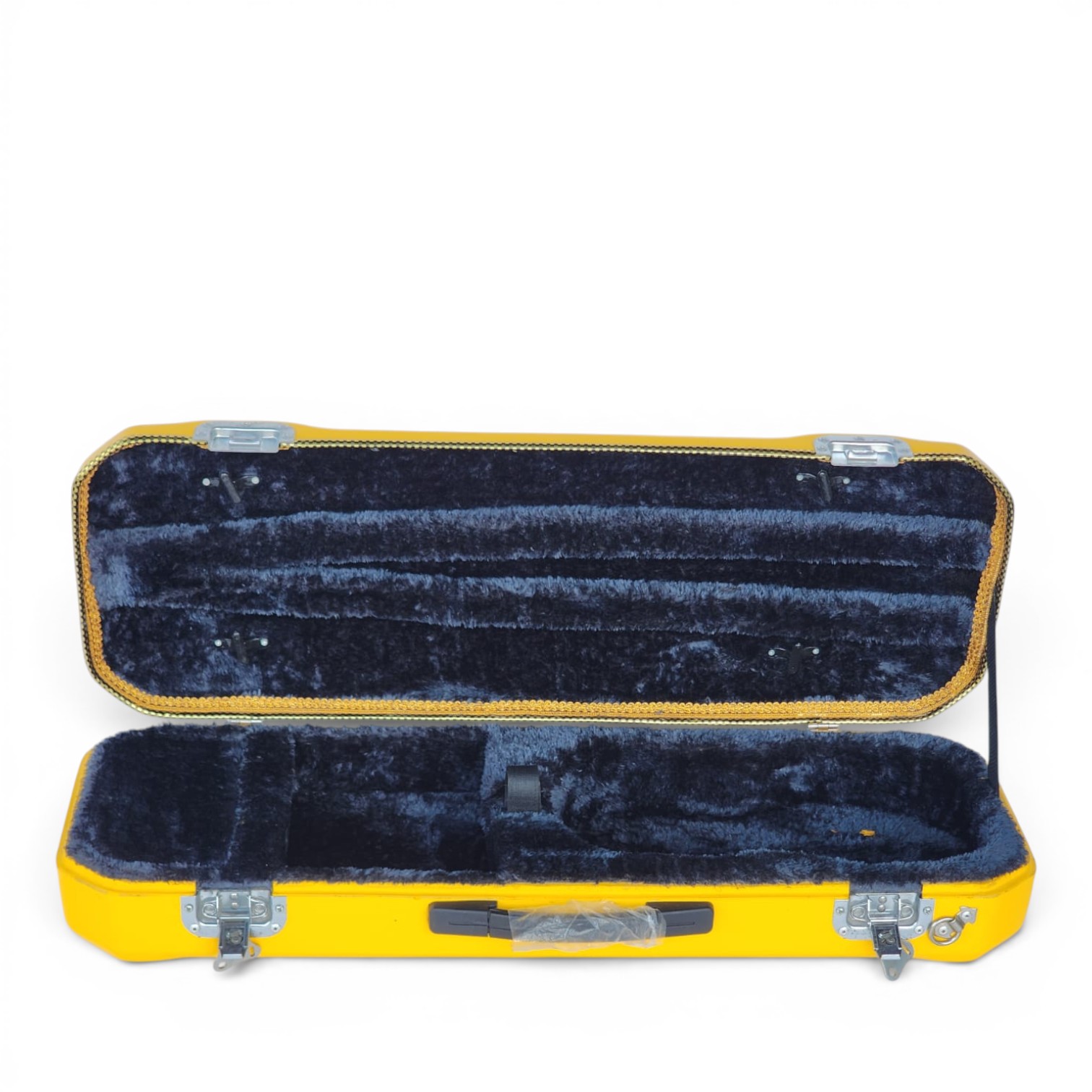 Premium Single Violin Fiberglass Case – Yellow