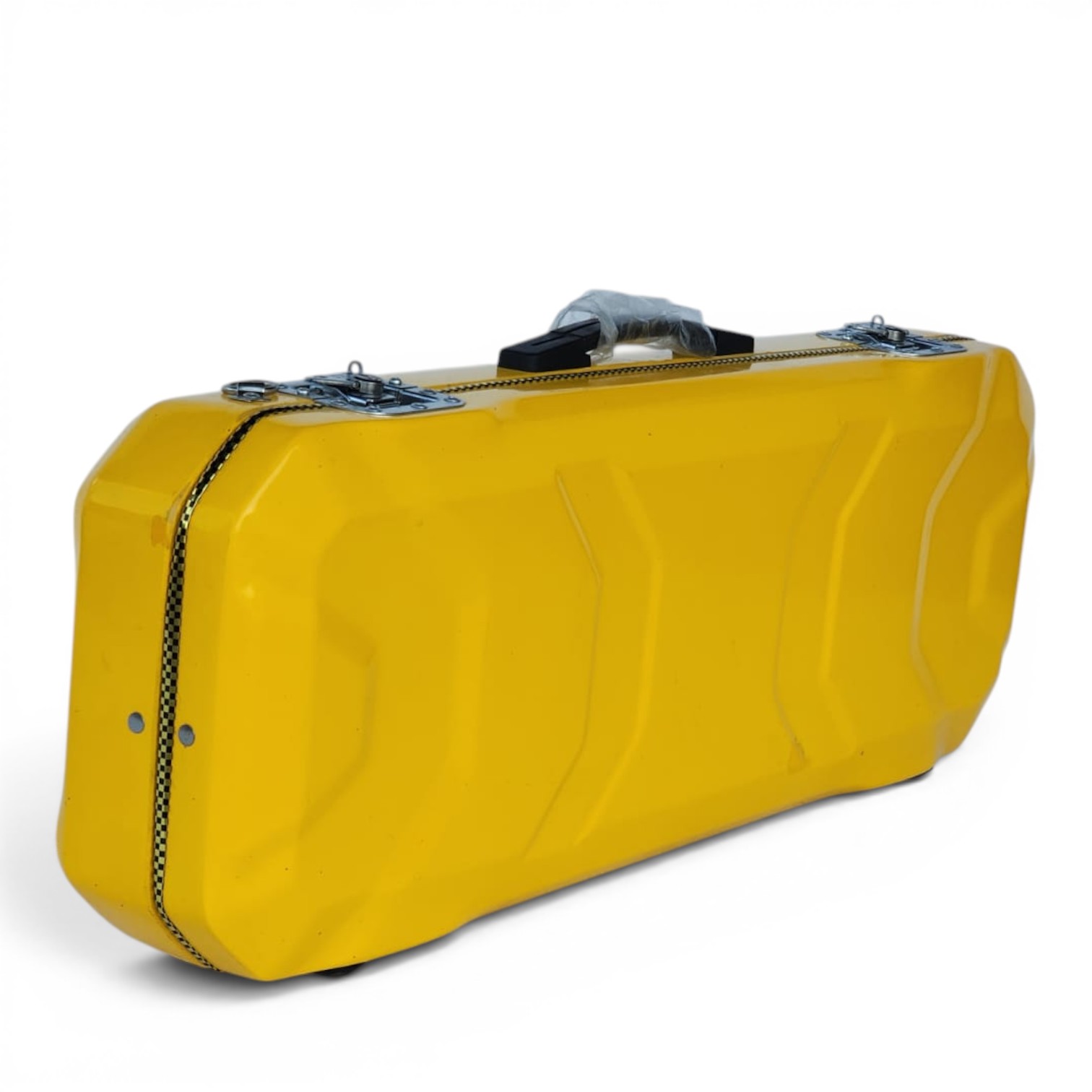 Premium Single Violin Fiberglass Case – Yellow